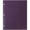 JAM Paper Laminated 2-Pocket Glossy 3-Hole Punch School Folders, 6ct.